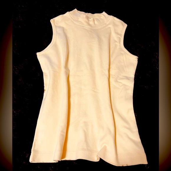 Sleeveless Mock Turtleneck Shell - Picture 2 of 2
